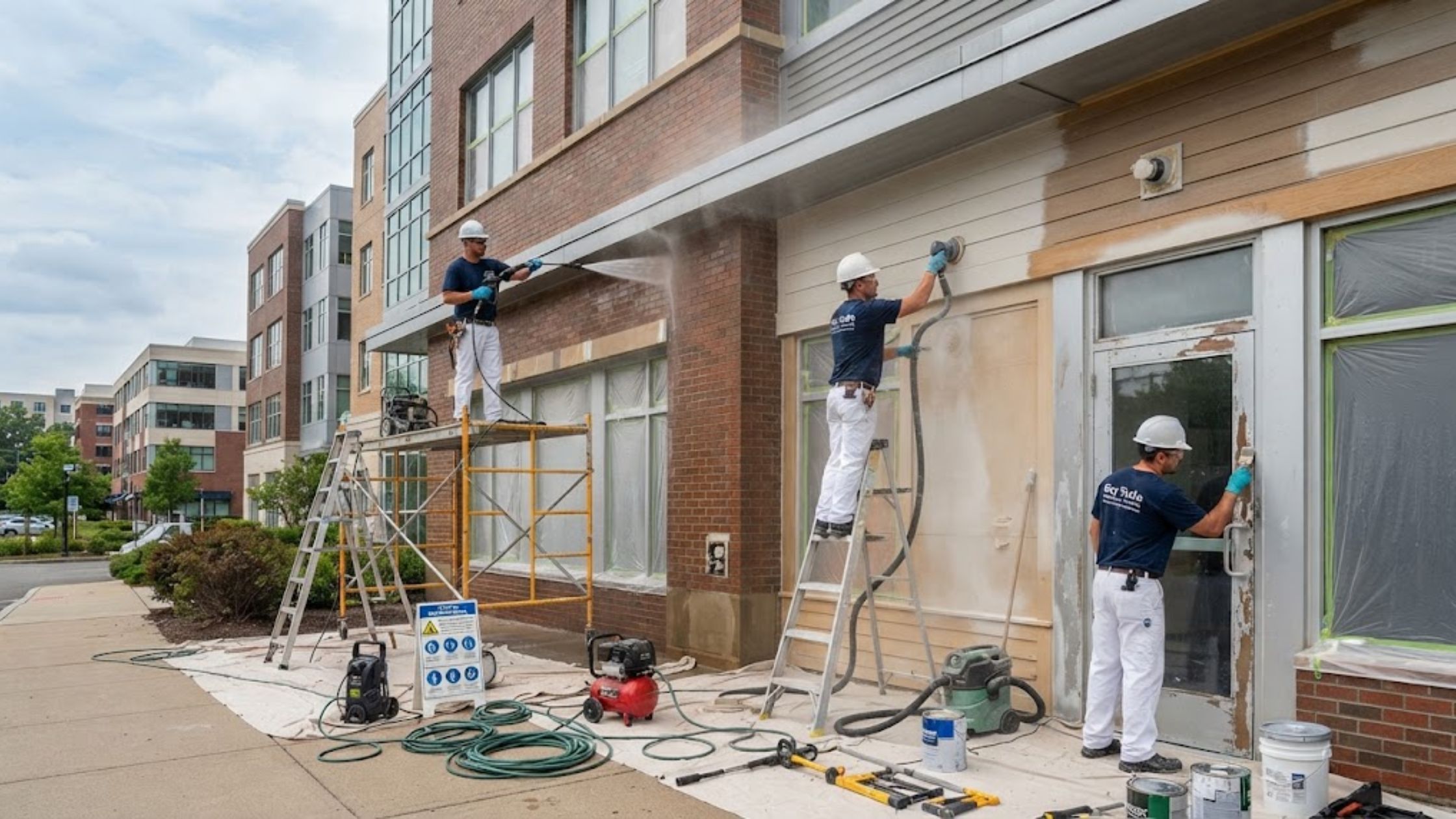 How Do MA Commercial Painting Contractors Prepare a Building Before Painting? How Do MA Commercial Painting Contractors Prepare a Building Before Painting?