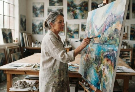 Who Is B. Wilder and What Makes Her Paintings Unique?